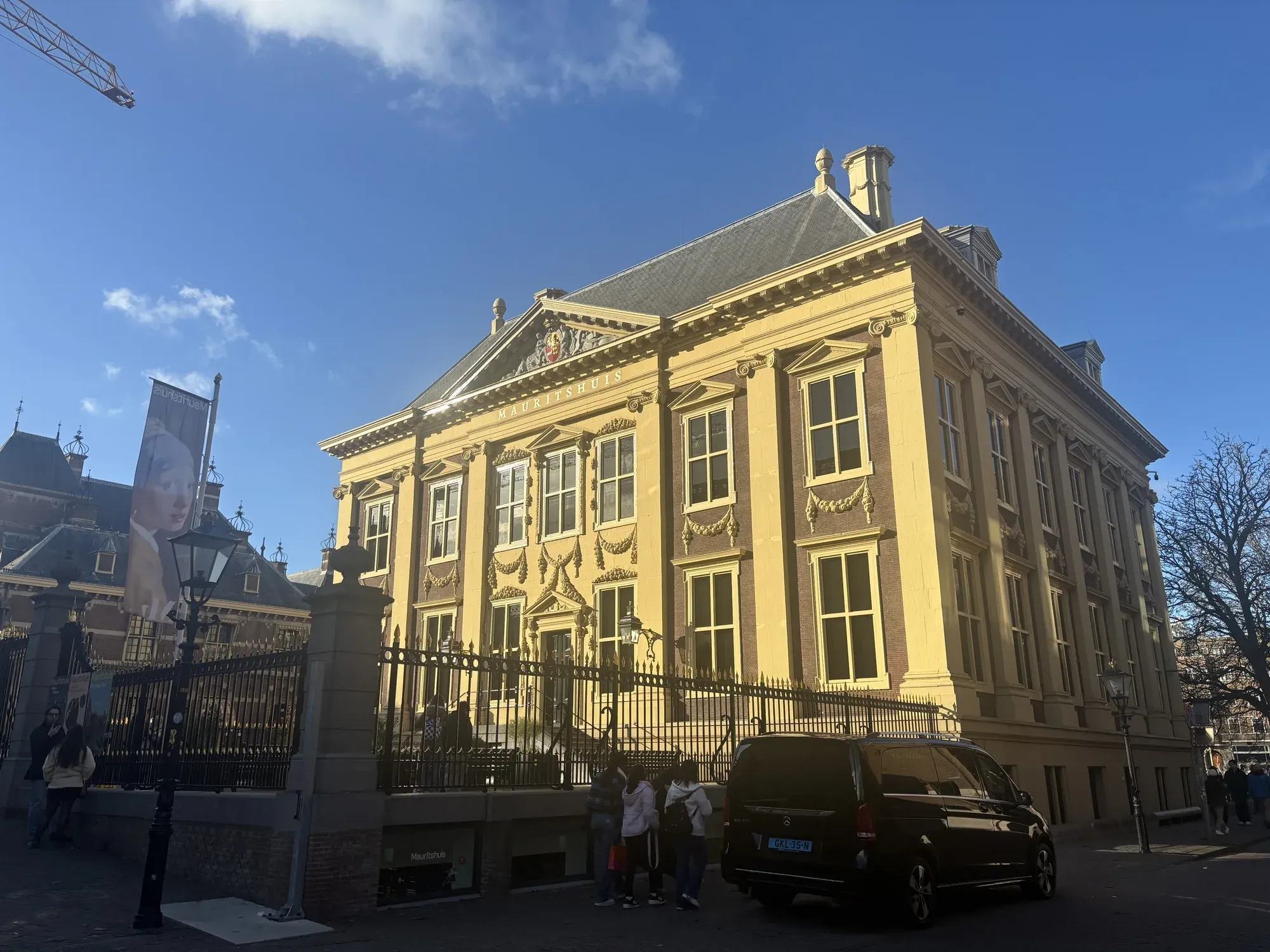 The Mauritshuis on the Hofvijver, the first museum to book in The Hague